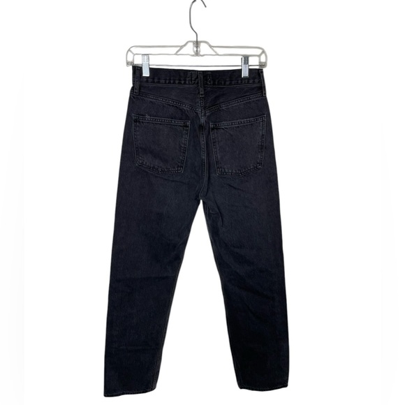 AGOLDE 90's Mid Rise Loose Fit Jeans in Photogram Size 24 Black Wash - Picture 5 of 12